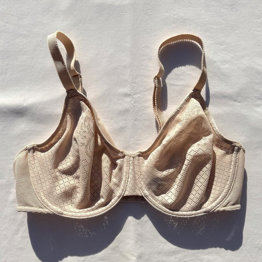 Wacoal Visual Effects Minimizer Bra 34D Beige Underwire 857210